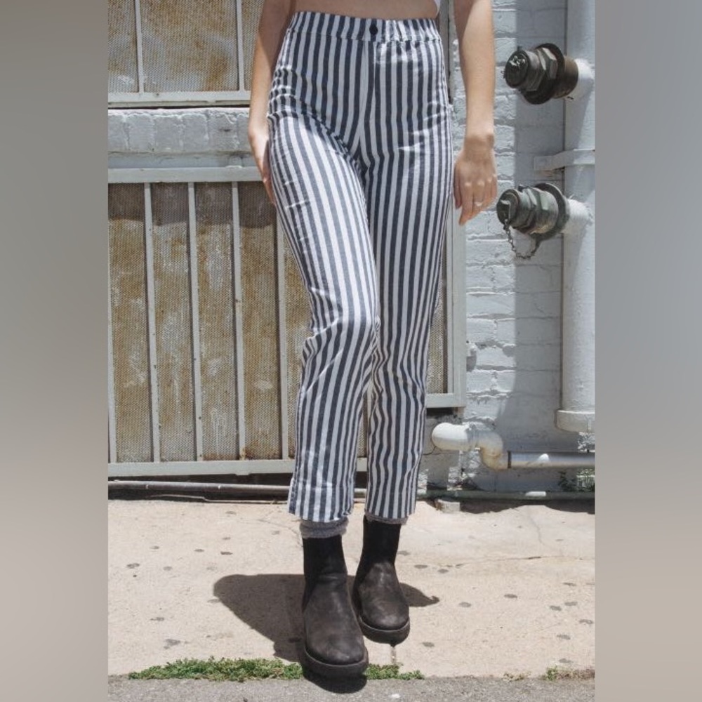 Brandy Melville Striped Tilden Pants